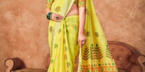 Linen Saree