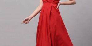 Red Slit Dress