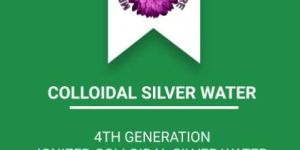 Colloidal Silver Water