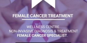 Female Cancer Doctor Specialist Oncologist Non-invasive Diagnosis and Therapy