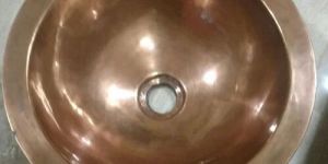 Round Copper Sink