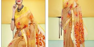 Silk Linen Jamdani Sarees