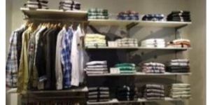 Steel Garment Display