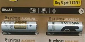 Uniross AA Alkaline Batteries