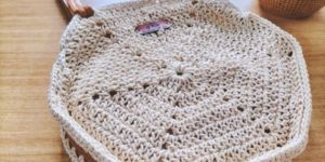Crochet Hexagon Bag