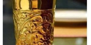 Golden Drinking Glass