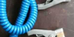 Earthing Clamp with Spiral Cable