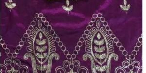 Embroidered Silk Fabric
