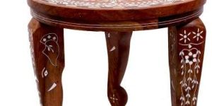 12 TO 18 INCH ROUND WOODEN TABLE