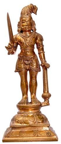Bronze Madurai Veeran Statue
