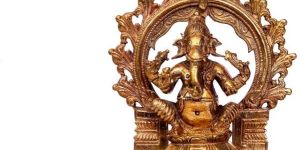 Bronze Sitting Ganesha Statue