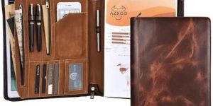 Leather Portfolio File Folder