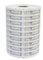 White Printed HSL Glassine Paper