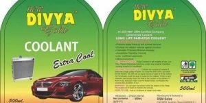 Adhesive Paper Oil Bottles Sticker