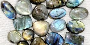 Multicolor Rainbow Fire Labradorite Gemstone Cabochon