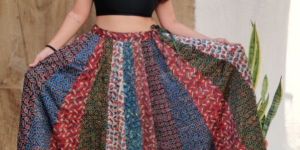 Mashru Silk Skirt