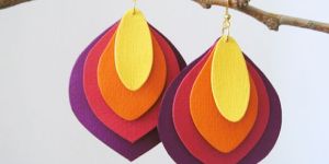 Paper Earrings