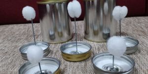 Round Solvent Cement Tin Can