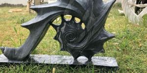 Marble Conch Sculpture