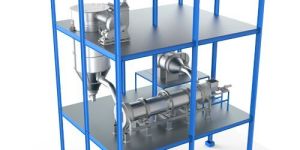 CO-CURRENT ROTARY DRYER