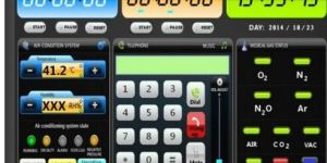 Touch Screen Surgeon Control Panelp