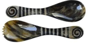 Horn Serving Spoons
