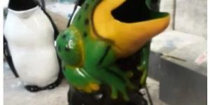 FRP Frog Dustbin