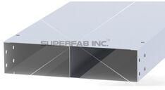 Two Compartment Cable Trunk without Screw