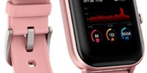 Full Touch Pink Smart Watch