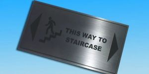 Stainless Steel Signage Board