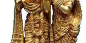 Brass Radha Krishna Statue