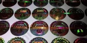 Hologram Silver Sticker