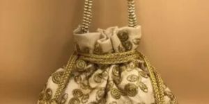 Embroidered Ladies Potli Bag