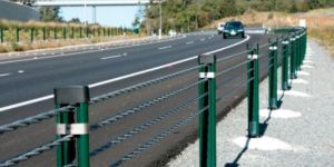 Wire Rope Crash Barrier