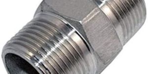 Stainless Steel Threaded Hex Nipple