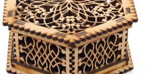 MDF Jali Cut Jewelry Box