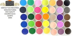 Colored Silica Quartz Sand