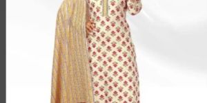 Cotton Kurti Pant Dupatta Set
