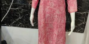Rayon Kurti Pant Set