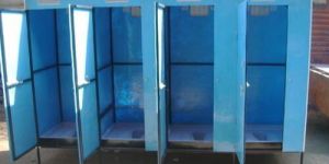 Blue Portable Biodegradable Toilet