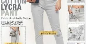 Cotton Lycra Pant