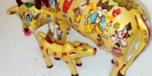 8 Inch Kamdhenu Cow Statue