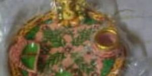 Golden Pooja Thali