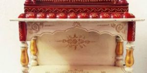 Red White Wooden Temple