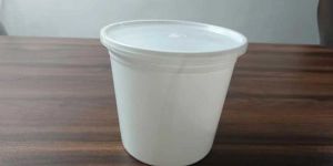 1500 Ml White Reusable Plastic Food Container