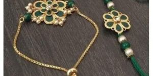 Brass Necklace Jewelry Set