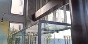Stainless Steel Glass Canopy