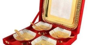 Plated Brass Bowls Set