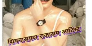 Marble Chandrashekhar Azad Statue