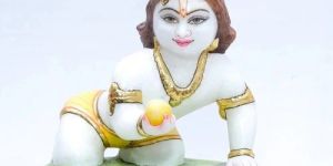2 Feet Marble Krishna Statue